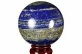 Polished Lapis Lazuli Sphere - Pakistan #149367-1